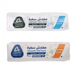 الفا مفارش سفرة 120 × 120 سم بلاستيك