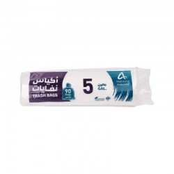 الفا اكياس نفايات جالون 5 – 90 كيس ابيض