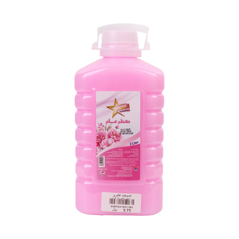 جل معطر متعدد الاستخدام برائحة منعشة – 2 لتر لون وردي