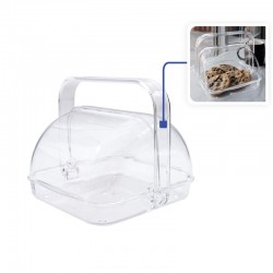 صندوق عرض خبز ومعجنات اكريلك شفاف 