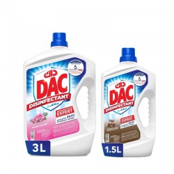 داك مطهر سائل ورد 3 لتر + مجانا مطهر داك بخور 1.5 لتر