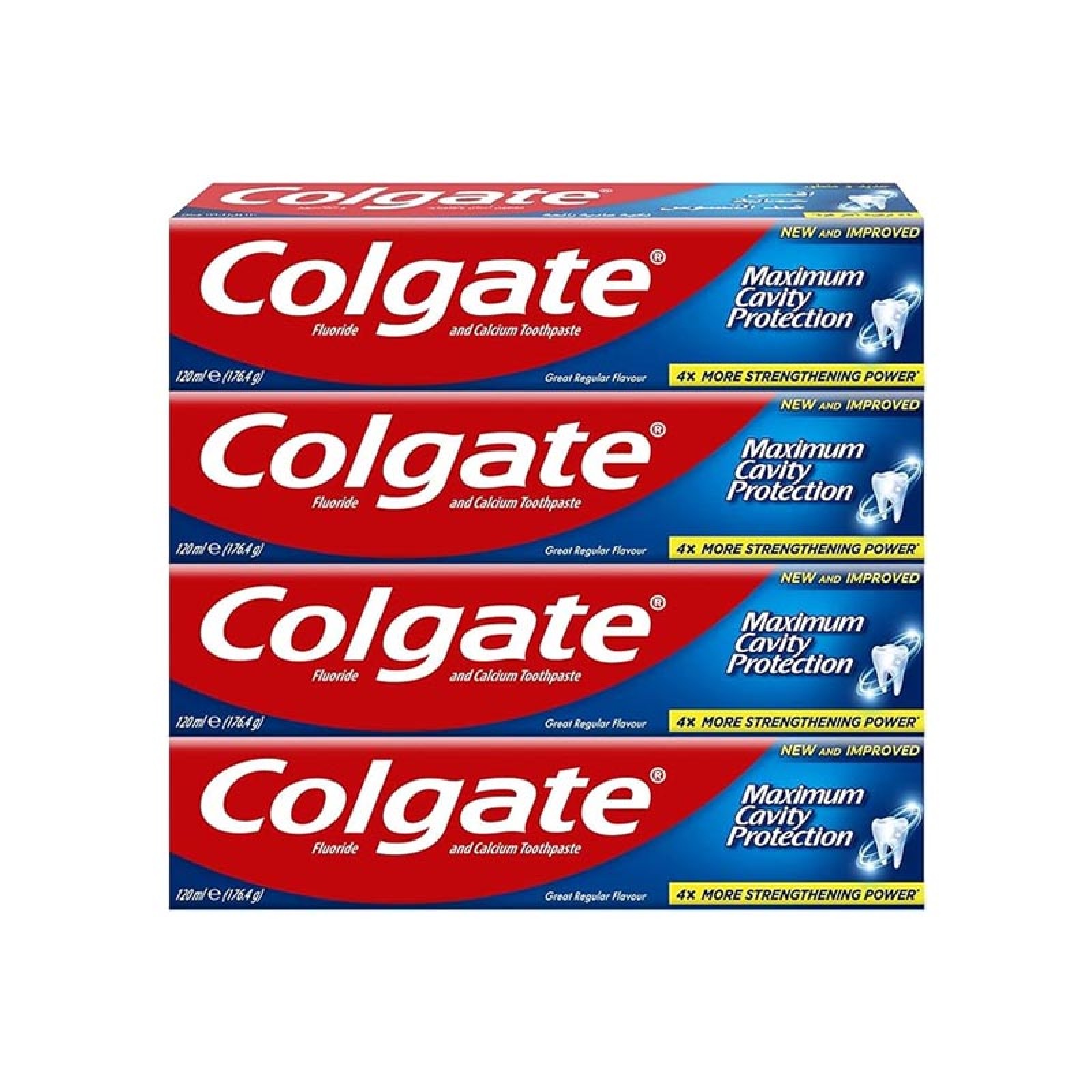 Colgate Toothpaste 120 ml – Special Offer Pack of 4 pcs with Fluoride ...