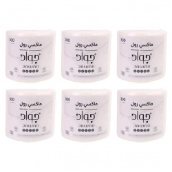 كرتون جواد ماكسي رول 300 متر – طبقتين – 6 حبات