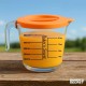 كوب قياس زجاجي مدرج بغطاء من بيكرز سيكرت - Baker’s Secret | سعة 500 مل – تصميم أنيق ودقيق للقياس