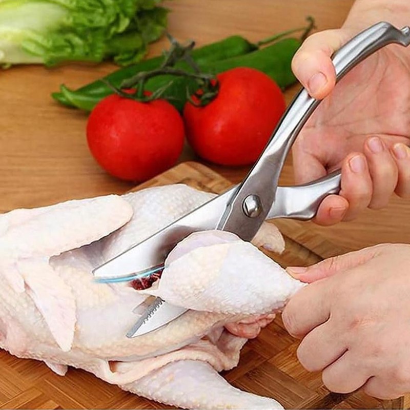 مقص دجاج بمقبض من الستانلس ستيل عالي الجودة من بيكرز سيكرت - Baker’s Secret