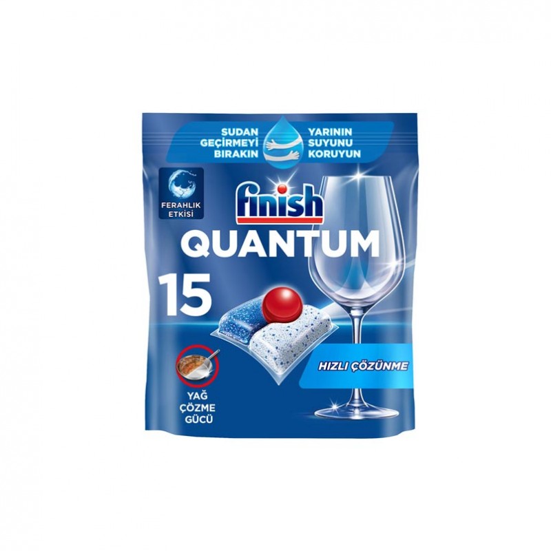 أقراص فينيش كوانتوم لتنظيف عميق وتلميع الأواني – عبوة 15 قرص