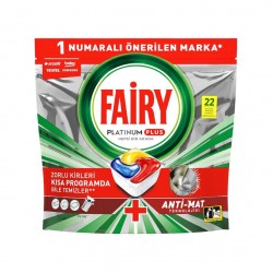 كبسولات غسالة الصحون فيري بلاتينيوم بلس – 22 كبسولة