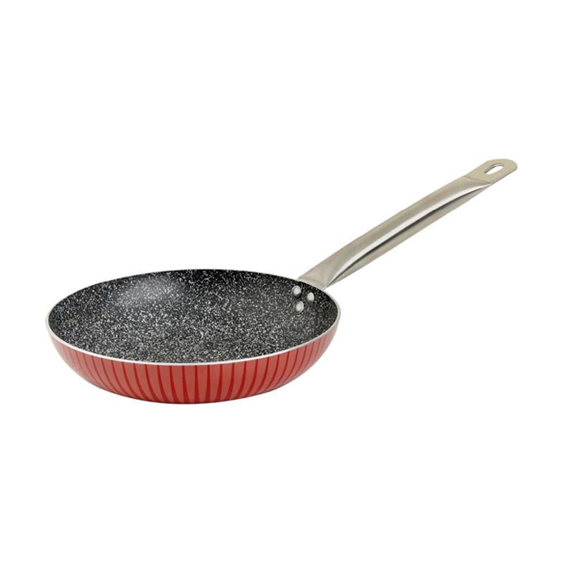 مقلاة نيوفلون مطلية جرانيت غير لاصقة بيد بيكاليت – قطر 24 سم | مواد ايطالية وصناعة سعودية