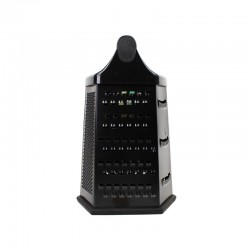 مبشرة خضار وفواكه متعددة الاغراض ستانلس ستيل – 6 شفرات – لون اسود