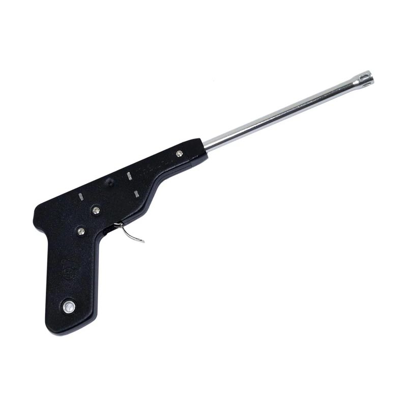 قداحة اشعال غاز بتصميم مسدس عملي من الفولاذ المقاوم للصدأ – مناسبة لاشعال مواقد المطبخ والرحلات