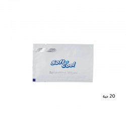 حزمة مناديل مبللة منعشة – سوفت اند كول – 20 حبة