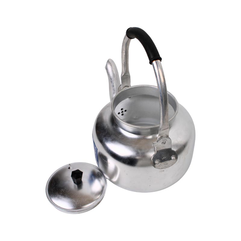 ابريق شاي المنيوم ابو تاج الاصلي دائري مقاس 12 – تصميم متين ومقاوم للتآكل