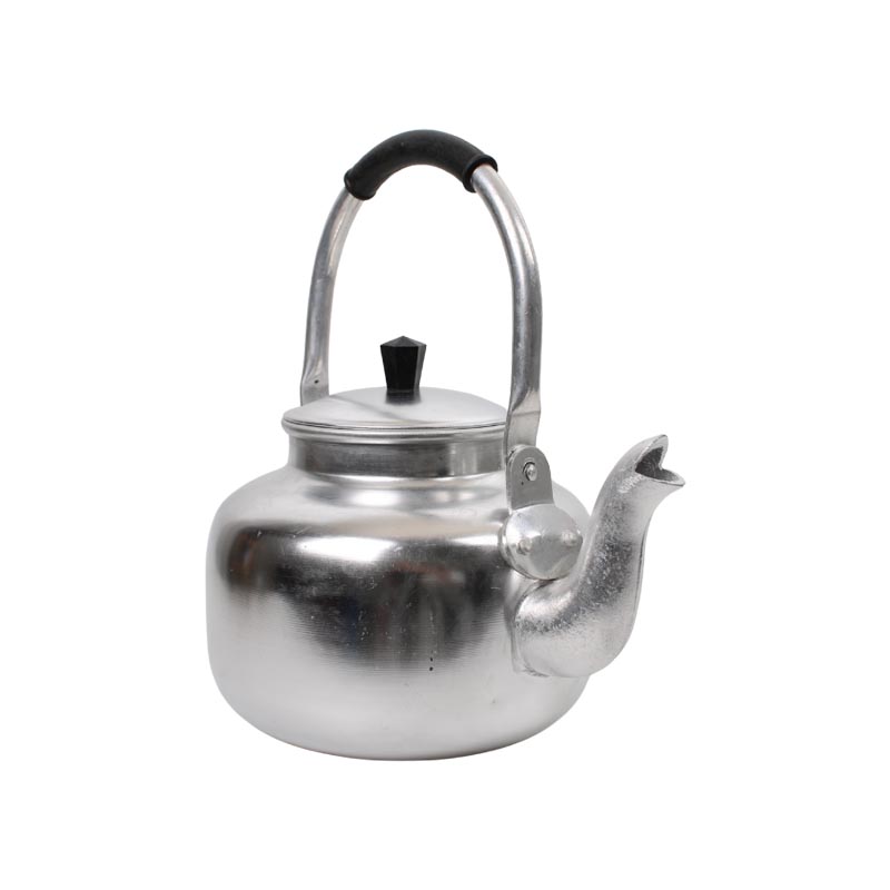 ابريق شاي المنيوم ابو تاج الاصلي دائري مقاس 12 – تصميم متين ومقاوم للتآكل