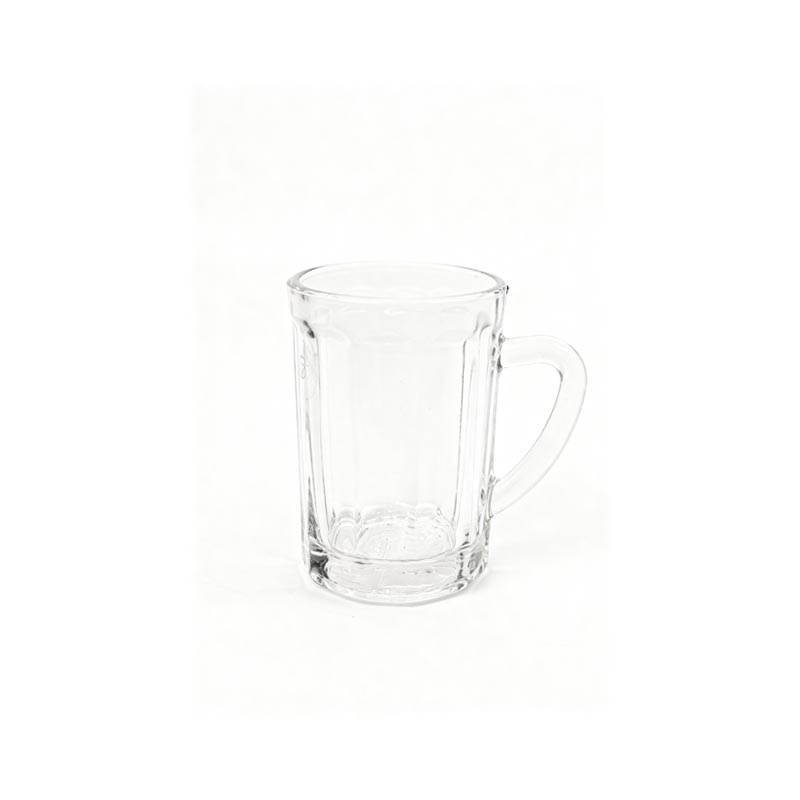 طقم بيالات شاي زجاج شفافة من سيف بلص رقم 1، سعة 88 مل (3 اونص)، يحتوي على 6 قطع أنيقة مصنوعة بعناية في مصر