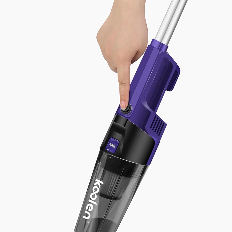 مكنسة كهربائية يدوية محمولة من كولين | قدرة 600 واط – لون ارجواني – مع اكسسوارات متعددة وضمان سنتين