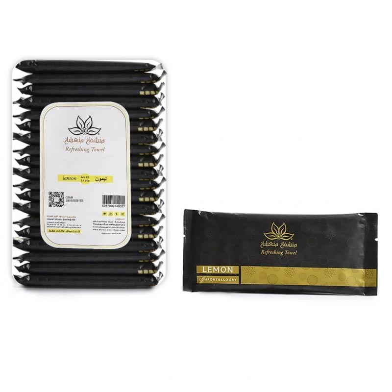 منشفة منعشة برائحة الليمون
