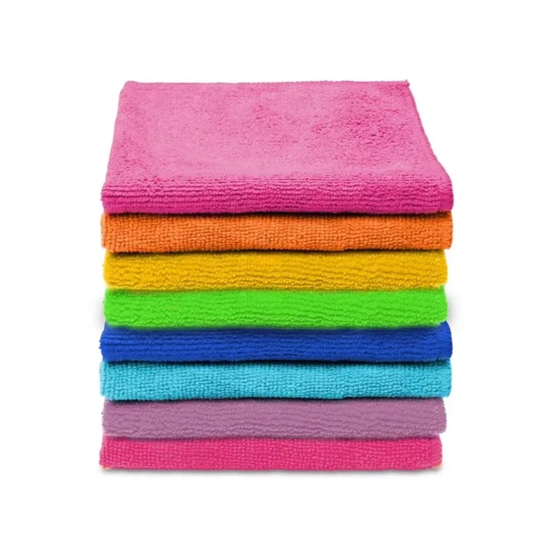 فيليدا فوط مايكرو فايبر عالية الجودة – عبوة تحتوي على 8 قطع (6 + 2 مجانا) بألوان متعددة، مقاس كل فوطة 30 سم × 30 سم