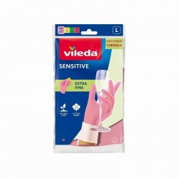 قفاز فيليدا حساس مقاس L – لاتكس طبيعي ببطانة قطنية