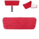 رأس ممسحة بديل باللون الأحمر – الطول 41 سم والعرض 13 سم، مناسب للاستخدام مع المماسح الأرضية القابلة للتبديل