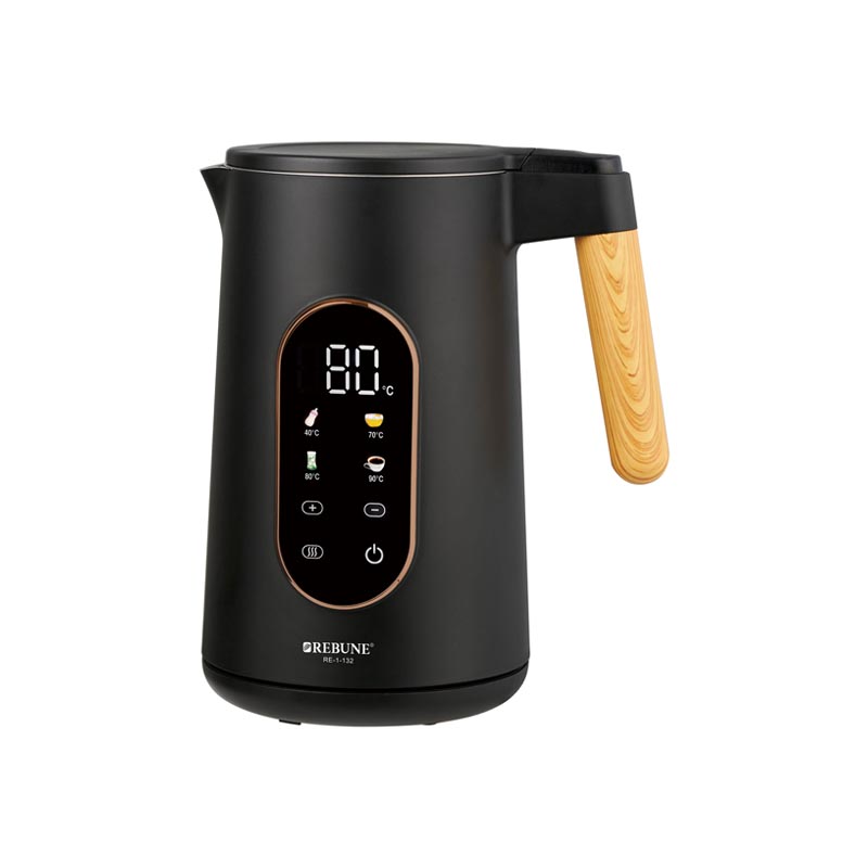 غلاية ماء كهربائية من ريبون بميزة التحكم باللمس – سعة 1.7 لتر، قدرة 2200 واط، تعمل بجهد 220-240 فولت، ضمان سنتين