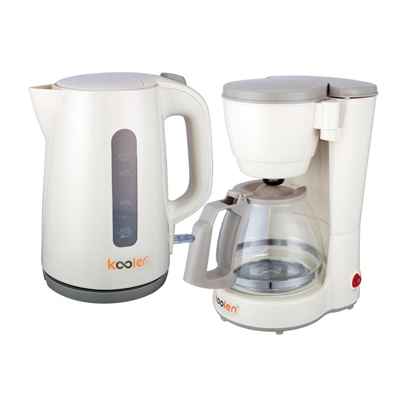 كولين مجموعة متكاملة 2 في 1 تتضمن غلاية كهربائية سعة 1.7 لتر بقدرة 2200 واط ومحضرة قهوة بقدرة 600 واط – قاعدة دوران 360 درجة – تعد حتى 6 اكواب من القهوة – ضمان سنتين