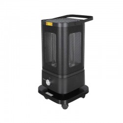 دفاية ريبون 2000 واط – 6 انابيب، 4 مستويات حرارة، 5 اتجاهات – اسود