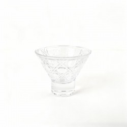 كاس تقديم ايس كريم زجاج – قطر 10 سم ارتفاع 8.5 سم