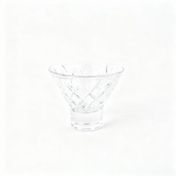 كاس تقديم ايس كريم زجاج – قطر 10 سم ارتفاع 8.5 سم