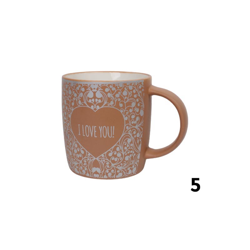 كوب سيراميك بنقشة فاخرة