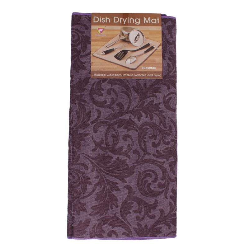 لباد مطبخ لتنشيف الأواني مصنوع من المايكروفايبر عالي الامتصاص – مقاس 50×90 سم، متوفر بعدة اشكال والوان يمكن اختيارها عند الشراء