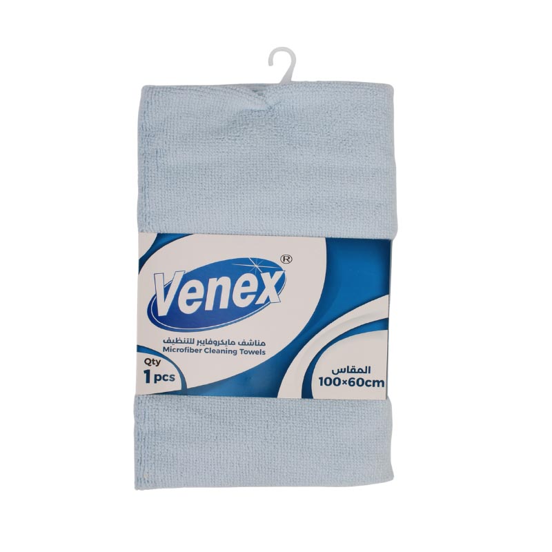 فينكس منشفة تنظيف مايكروفايبر كبيرة متعددة الاستخدام مقاس 100×60 سم – حبة واحدة بلون واحد من اختيارك (اخضر فاتح، اصفر فاتح، وردي فاتح، سماوي فاتح)