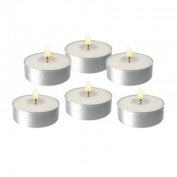 شمع تسخين – 6 شموع | قطر 5.5 سم – ارتفاع 2 سم