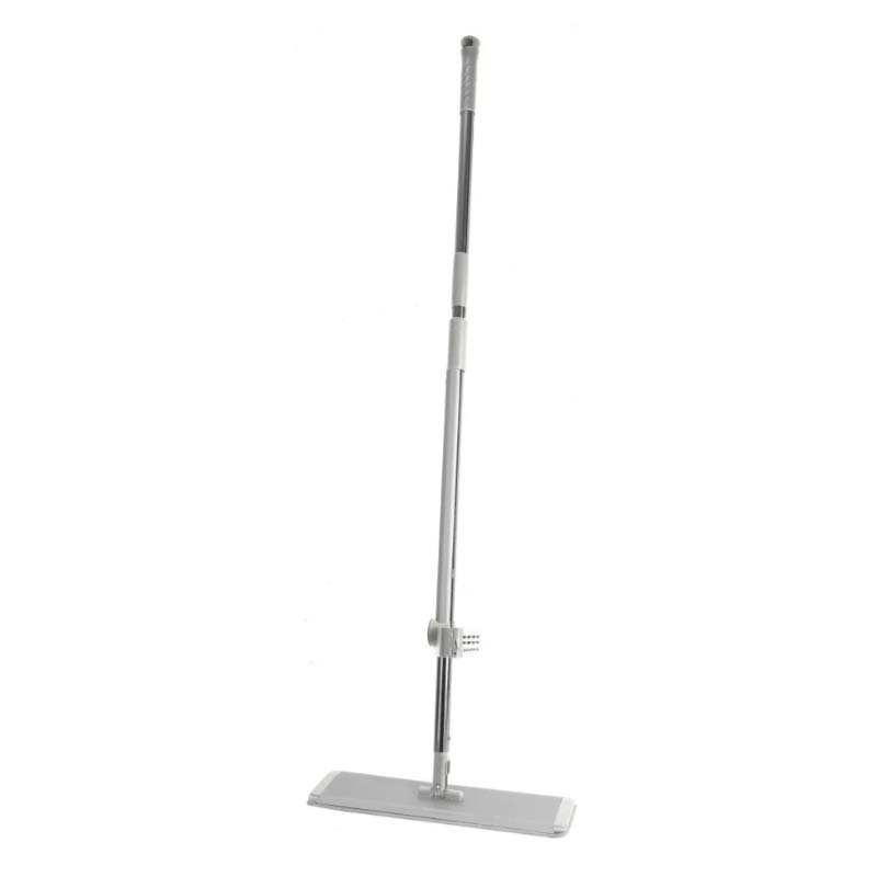 مساحة ارضيات سهلة الاستخدام بنظام العصر الذاتي – Hand Free Easy Mop بعصا بطول 135 سم ورأس مساحة بعرض 45 سم، متوفرة باللونين الازرق والرمادي الفاتح