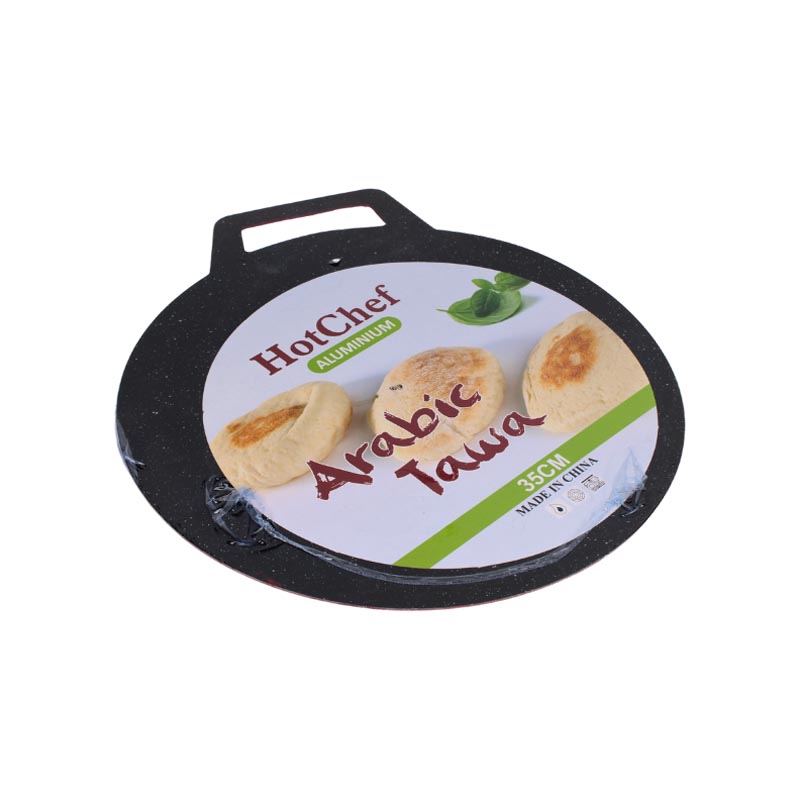 صاج تيفال المنيوم عالي الجودة بقطر 35 سم من HotChef – سطح غير لاصق وسهل التنظيف، مناسب لغسالة الصحون