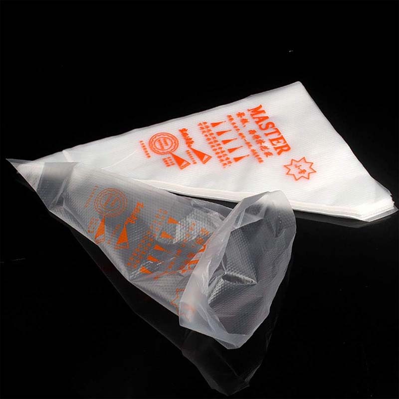 اكياس تزيين الكيك القوية للاستعمال مرة واحدة – عبوة تحتوي على 100 كيس