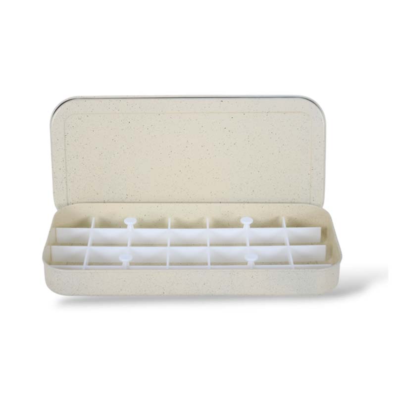 صحن بسبوسة بطلاء جرانيت مع غطاء محكم وقالب تقطيع عملي – الطول 37 سم، العرض 17 سم، العمق 4 سم