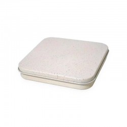 صحن بسبوسة جرانيت بغطاء مع قالب تقطيع – 25×25×4 سم