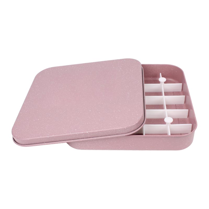 صحن بسبوسة بطلاء جرانيت مع غطاء محكم وقالب تقطيع عملي – الطول 25 سم، العرض 25 سم، العمق 4 سم