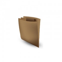 حزمة اكياس ورق بني للبرجر 100 كيس – 13×12×6 سم