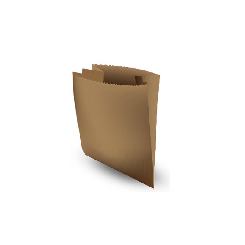 حزمة اكياس ورق بني للبرجر – تحتوي على 100 كيس بقياس 13×12×6 سم