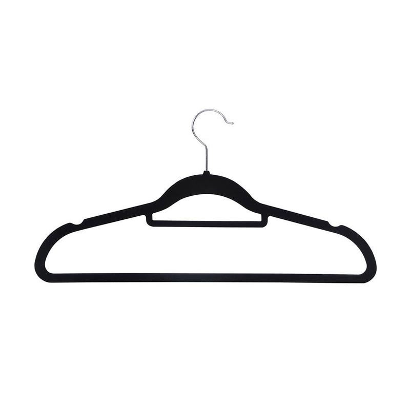 علاقات ملابس مخمل باللون الاسود | حزمة تحتوي على 7 حبات