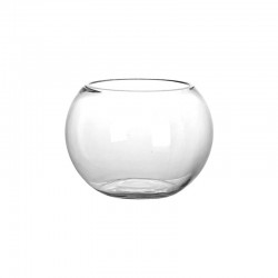 حوض زجاج قطر 16 سم عمق 12 سم