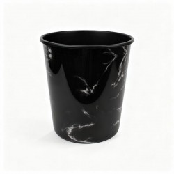 حاوية نفايات بلاستيك رخامي قطر 23سم عمق 26سم