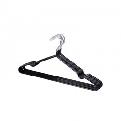 علاق ملابس حديد اسود – 12 حبة