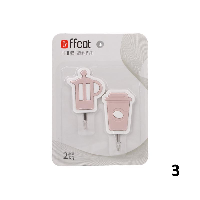 علاقات لاصقة بلاستيك للتعليق – عبوة 2 حبة | تتوفر بعدة اشكال مع اختيار الشكل عند الشراء