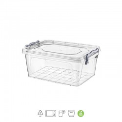 حافظة طعام بلاستيك 5 لتر بغطاء محكم