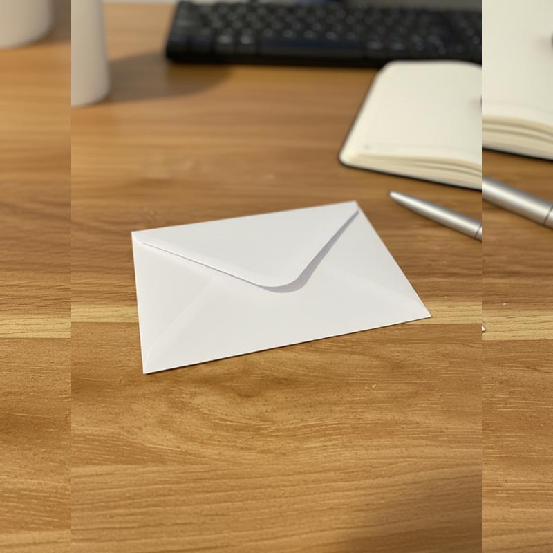 ظرف ابيض صغير 11×8 سم – حزمة 100 حبة