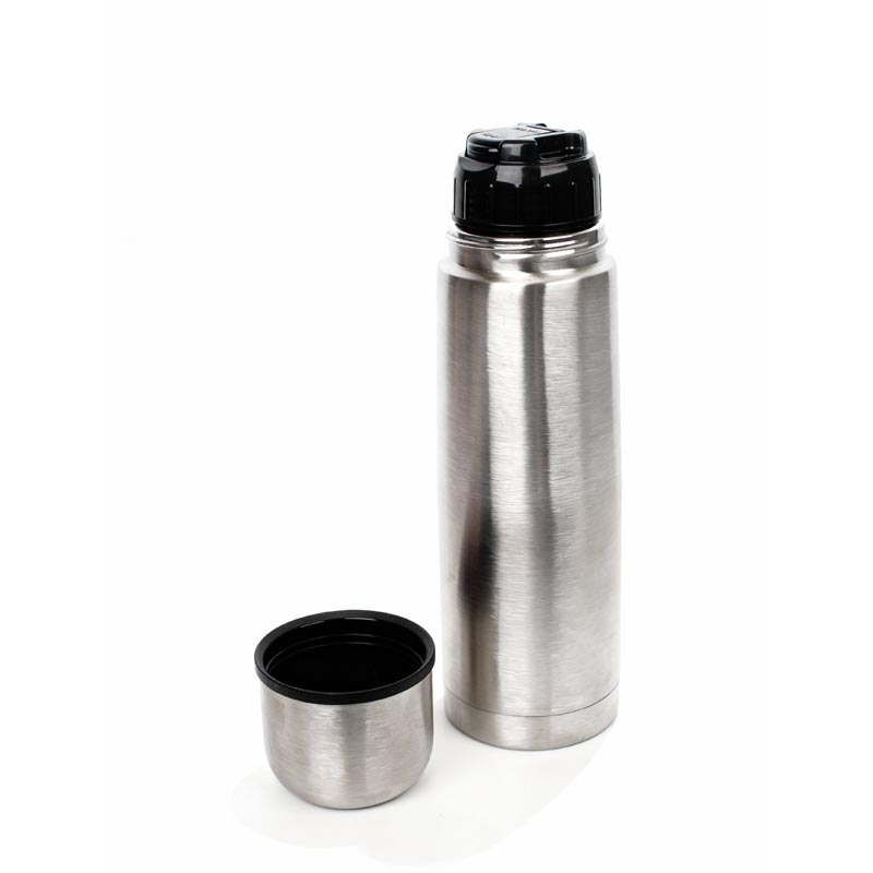 ترمس استيل 750 مل للحار والبارد مع شنطة