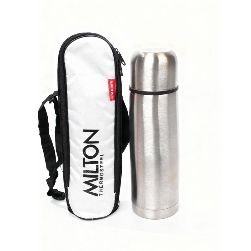 ترمس استيل 750 مل للحار والبارد مع شنطة