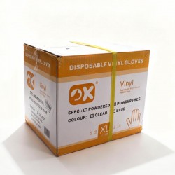 اوكي - كرتون قفازات شفافة مقاس XL - كرتون  شد 10 عبوة